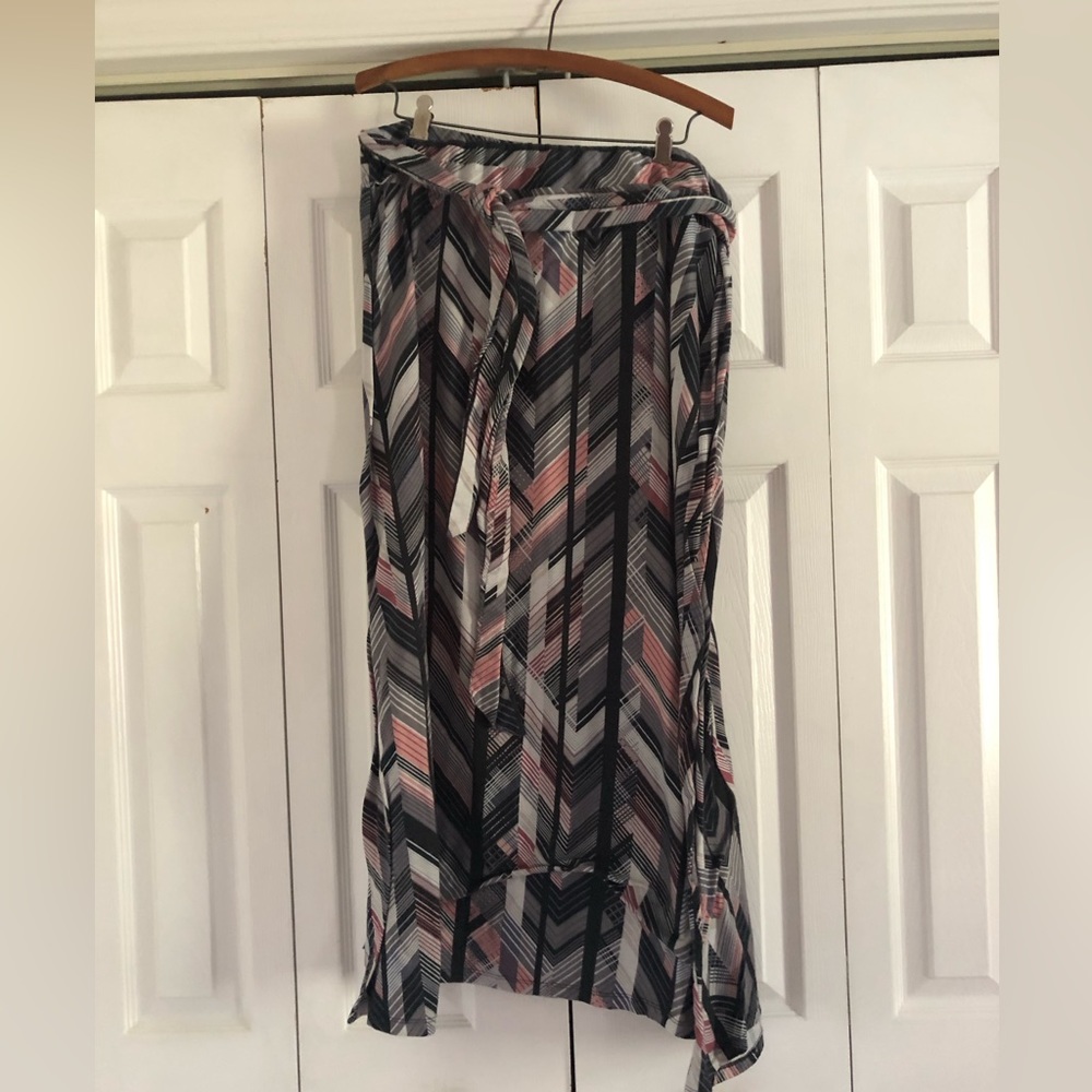 Cato Long skirt with front tie